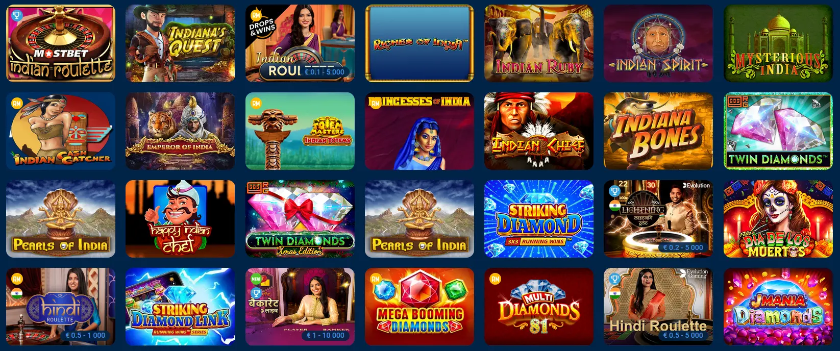 Mostbet कैसीनो में भारतीय गेम्स Mostbet कैसीनो में भारतीय गेम्स