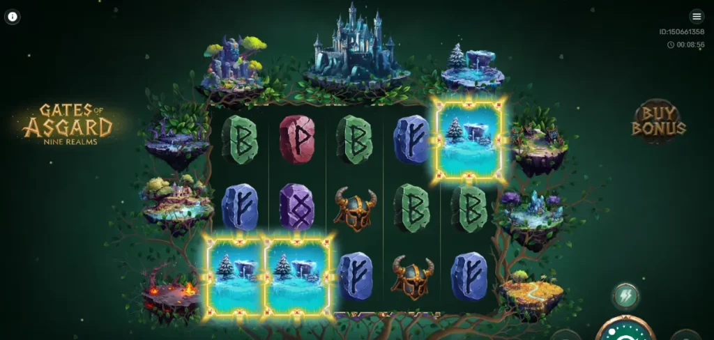 Gates of Asgard Nine Realms में गेमप्ले Gates of Asgard Nine Realms में गेमप्ले