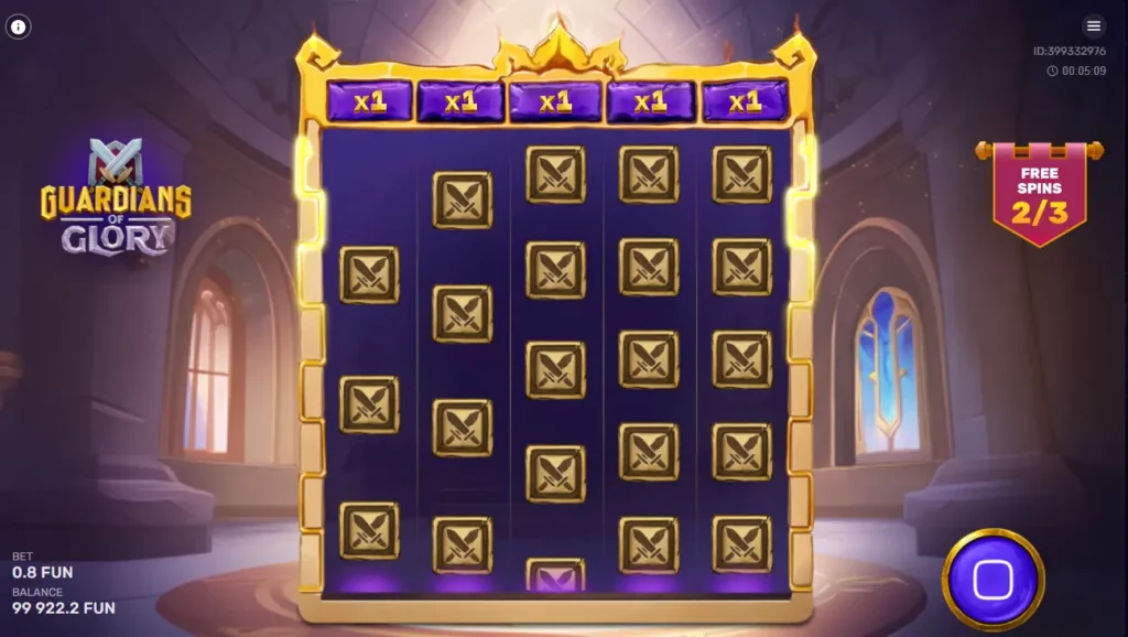 Guardians of Glory में बोनस गेम