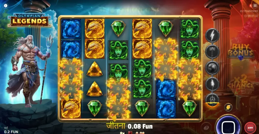 ओलंपियन लेजेंड्स में गेमप्ले