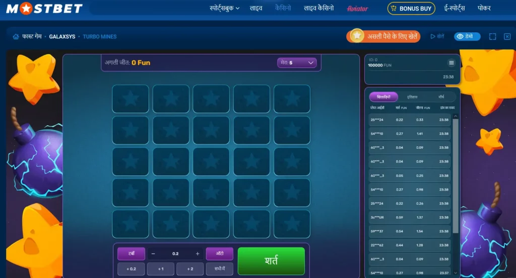 मोस्टबेट पर टर्बो माइन्स